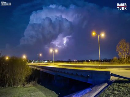 İnanılmaz doğa olayı!