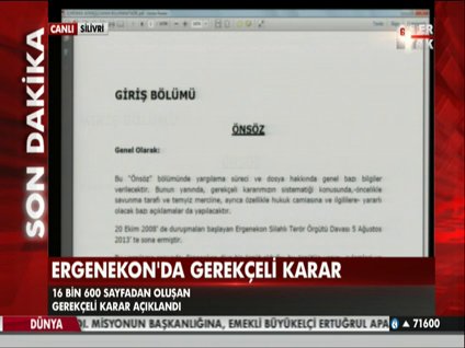 Gerekçeli karar Habertürk'te