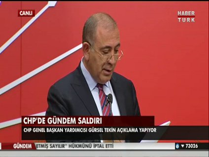 CHP'de gündem 'saldırı'