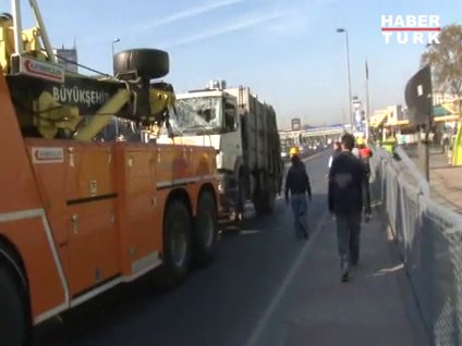 E-5'de korkunç kaza!