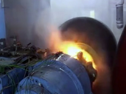 Uçakların fren testi!