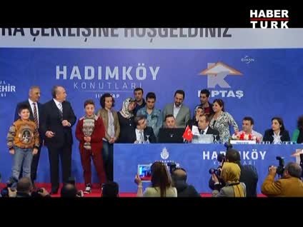 Kura çekimi sonrası Kadir Topbaş'tan yeni konut müjdesi geldi