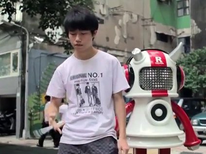 Yeteneğin böylesi!