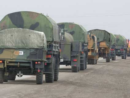 Süleyman Şah Türbesi'ne ikmal konvoyu