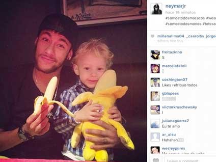 Neymar'ın başlattığı "Hepimiz Maymunuz" kampanyası büyük destek gördü