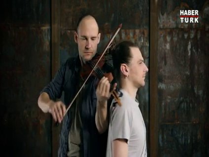 İnsan saçıyla keman çaldı