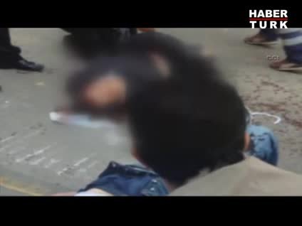 Anne-oğul gaspçıların hedefi oldu