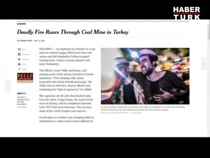 Soma'daki facia dünyanın da gündemindeydi