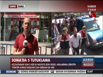 Soma'da 5 kişi daha adliyede