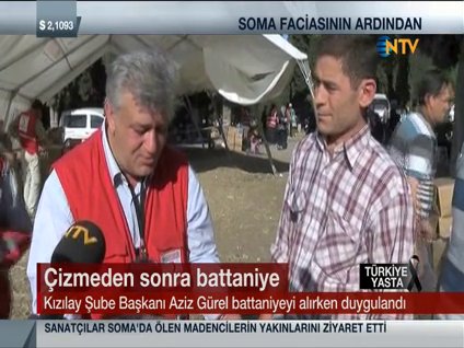 Ölen maden işçisinin ailesi o battaniyeyi Kızılay'a iade etti