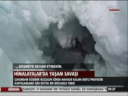 Buzulların içinde yaşam savaşı!