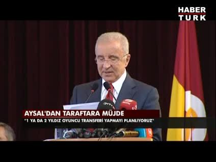 Ünal Aysal'dan Galatasaraylılara müjdeli haber