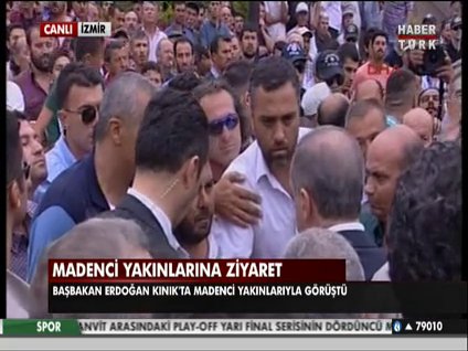 Madenci yakınlarına sürpriz ziyaret!