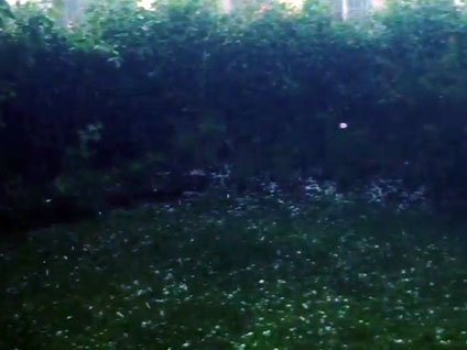 İstanbul'a dolu yağdı