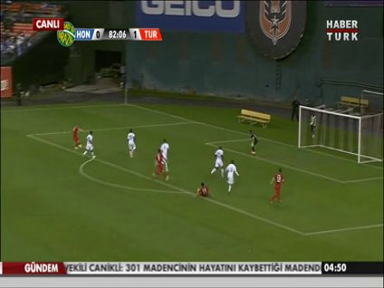 Caner Erkin'in Honduras'a attığı gol