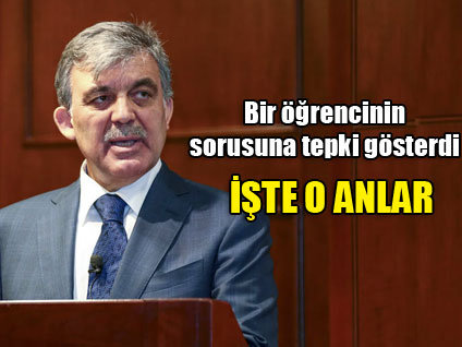 Cumhurbaşkanı Gül Harvard Üniversitesi'nde konuştu
