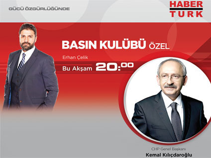 CHP lideri Kemal Kılıçdaroğlu Basın Kulübü Özel'de