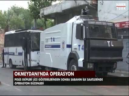 Okmeydanı'nda şafak operasyonu