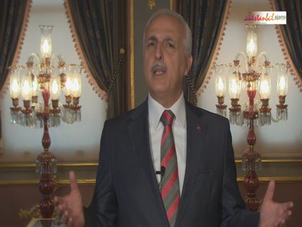 Vali Mutlu bayrak şiiri okudu