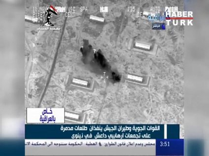 Irak IŞİD'i vuruyor!