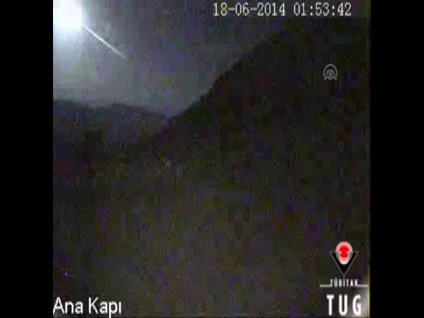 Meteor düşmesi TÜBİTAK kamerasında