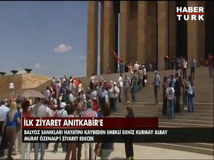 Balyoz sanıklarının ilk adresi "Anıtkabir" oldu