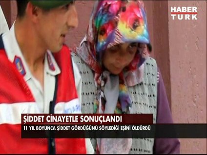 Kendisine cinsel ve fiziksel şiddet uygulayan kocasını öldürdü