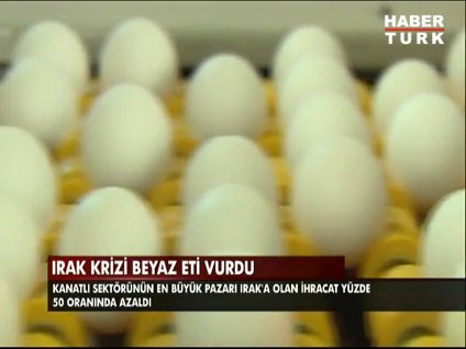 Irak krizi beyaz eti de vurdu