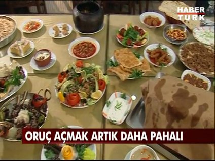 Oruç açmak artık daha pahalı