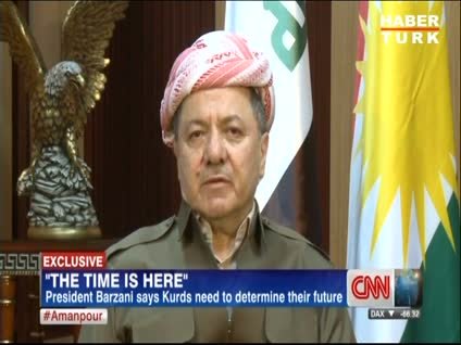 Kürt lider Mesut Barzani'den bağımsızlık sinyali