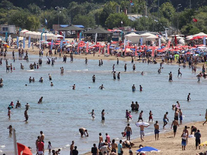 İstanbul'un plajları incelendi