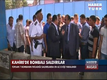 Kahire'de bombalı saldırı: 8 yaralı