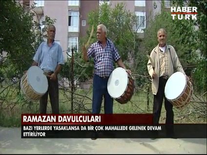 Ramazan davulcularının mesaisi başlıyor