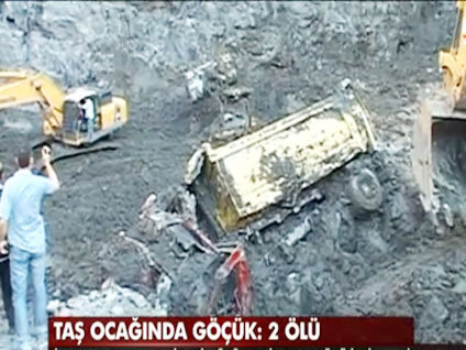 Sultangazi'de taş ocağında göçük: 2 ölü