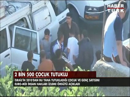 İsrail'de 2010'dan bu yana 2 bin 500 Filistinli çocuk tutuklandı