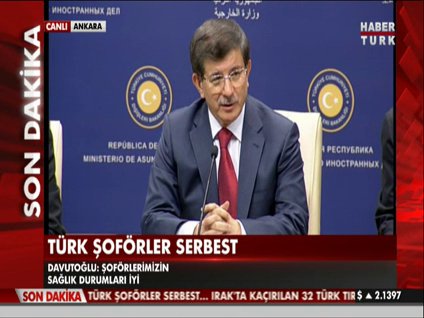 Davutoğlu'ndan ilk açıklama...