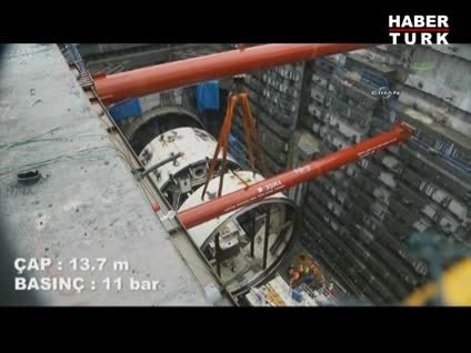 Avrasya Tüneli Projesi ilk kez görüntülendi