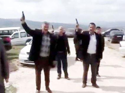 Gaziantep'teki sünnet düğününde silahlar konuştu