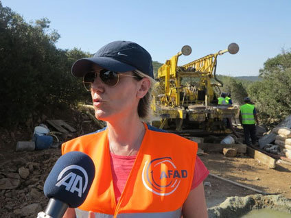 AFAD Kuzey Anadolu Fay Hattı'nın kalbine indi