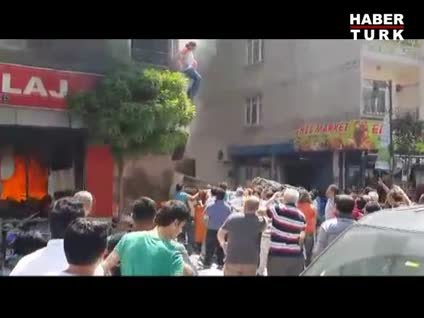 Zeytinburnu'nda yaşanan patlamada binadan atlayan hamile kadının kurtuluş sebebi