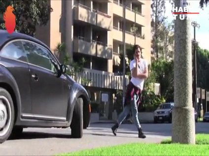 Yayalara saygı şakası