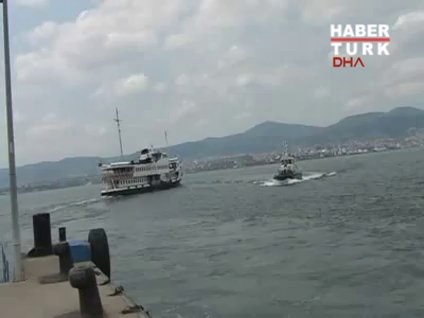 Vapurdan denize atladı, kayboldu