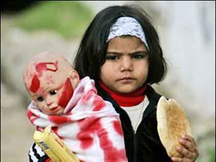 Gazze'ye yapılan kanlı saldırılardan en çok çocuklar etkileniyor