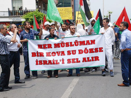 Kayseri'den Gazze'ye eylemli yürüyüş