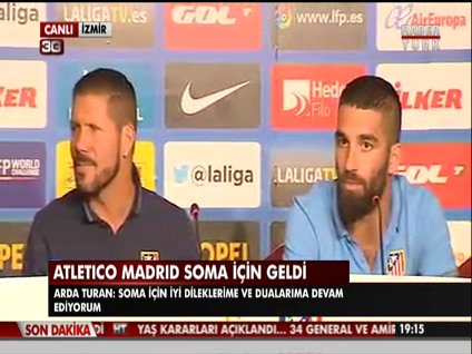 Atletico Madrid Soma için geldi