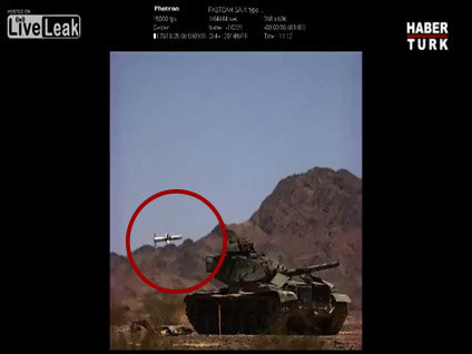 İşte TOW füzesinin etkisi!