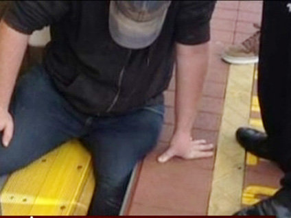 Metroda inanılmaz kaza