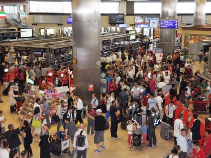Havalimanında kaos