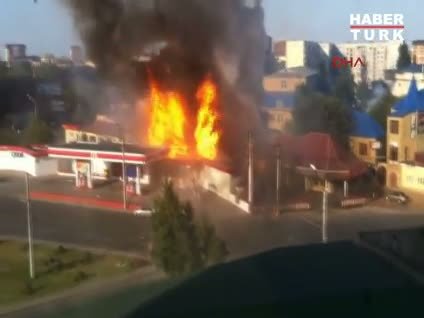 'Geliyorum' diyen patlama amatör kamerada!