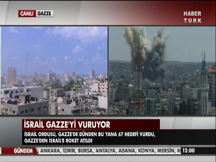 İsrail Gazze'yi vuruyor